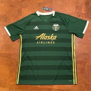 NWT ADIDAS CLIMALITE Portland Timbers MLS Jersey Men's